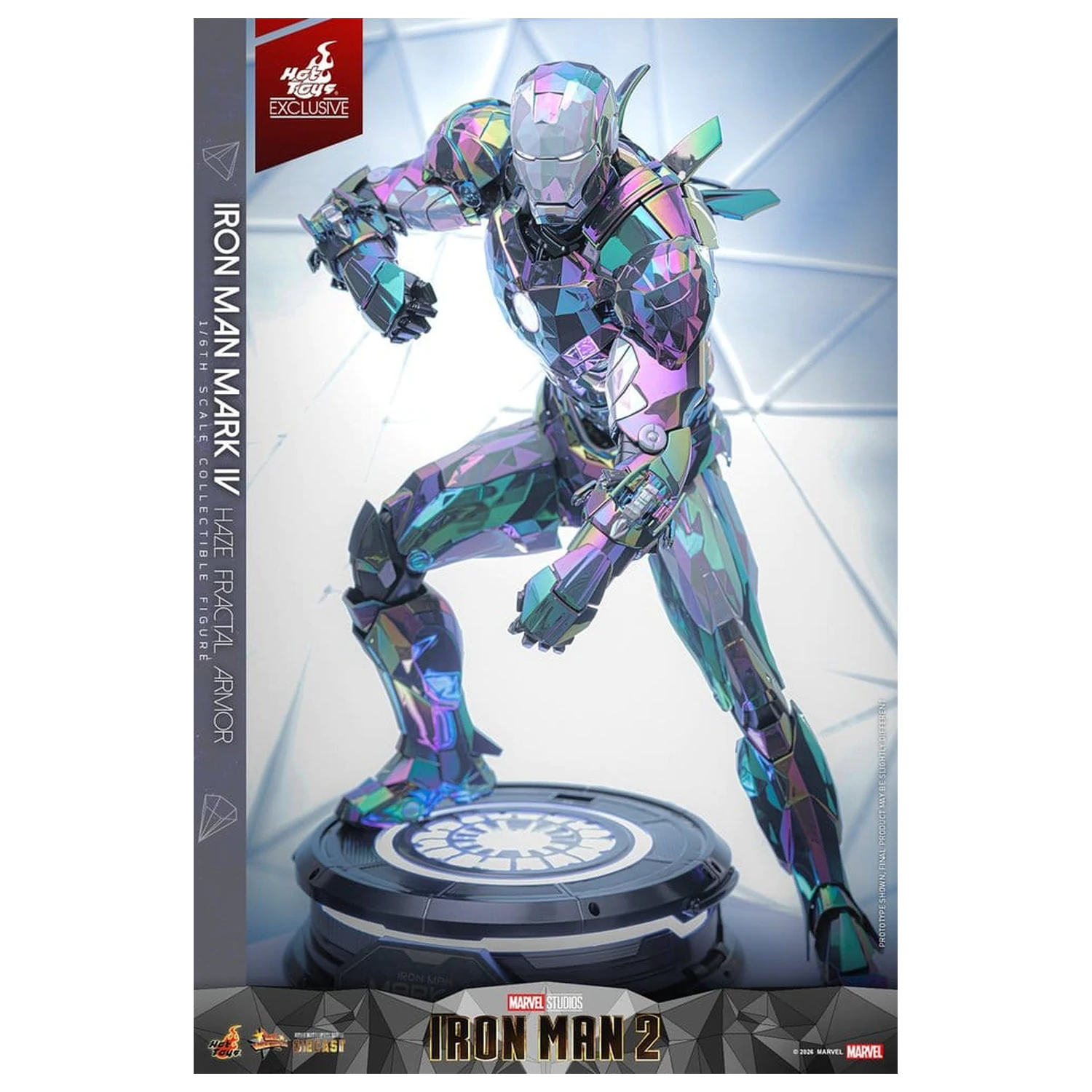 Iron Man 2 Figura de actiune 1/6 Iron Man Mark IV (Haze Fractal Armor) 33 cm poza produsului