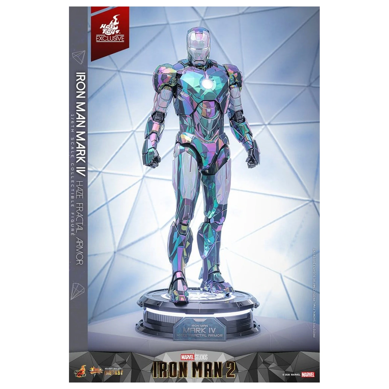 Iron Man 2 Figura de actiune 1/6 Iron Man Mark IV (Haze Fractal Armor) 33 cm poza produsului