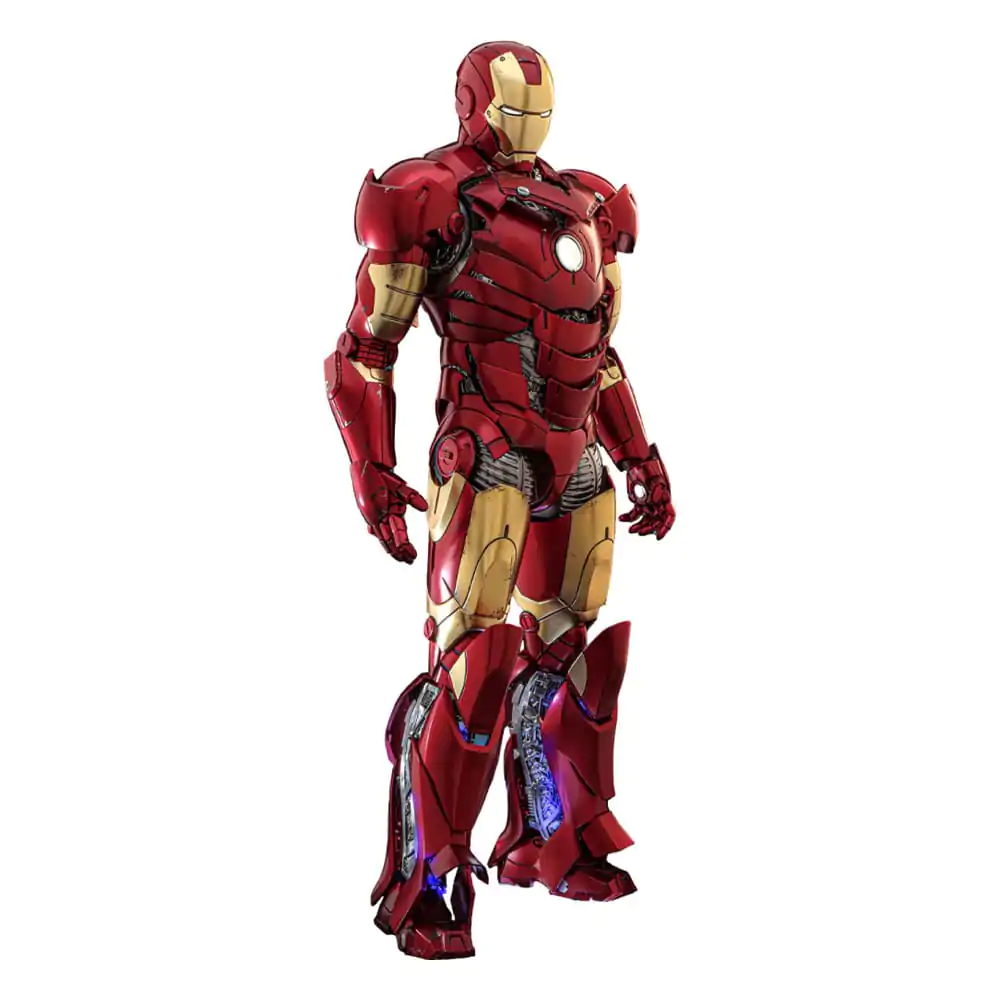 Iron Man Movie Masterpiece Figura de actiune Diecast 1/6 Iron Man Mark III (Armor Suit Up Version) 32 cm poza produsului