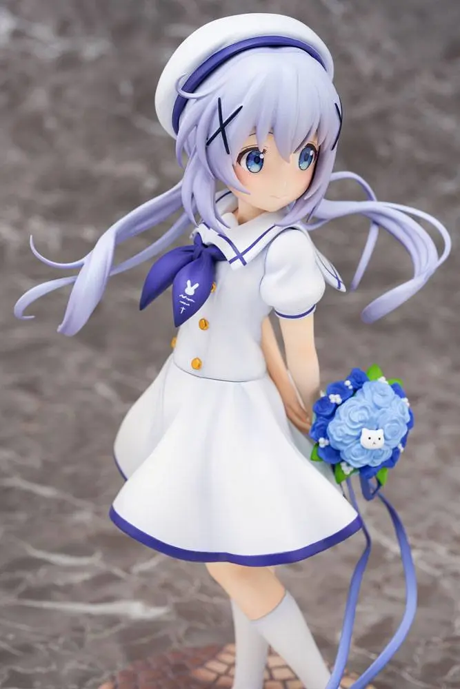 Is the Order a Rabbit Statuie PVC 1/7 Chino (Summer Uniform) 21 cm poza produsului