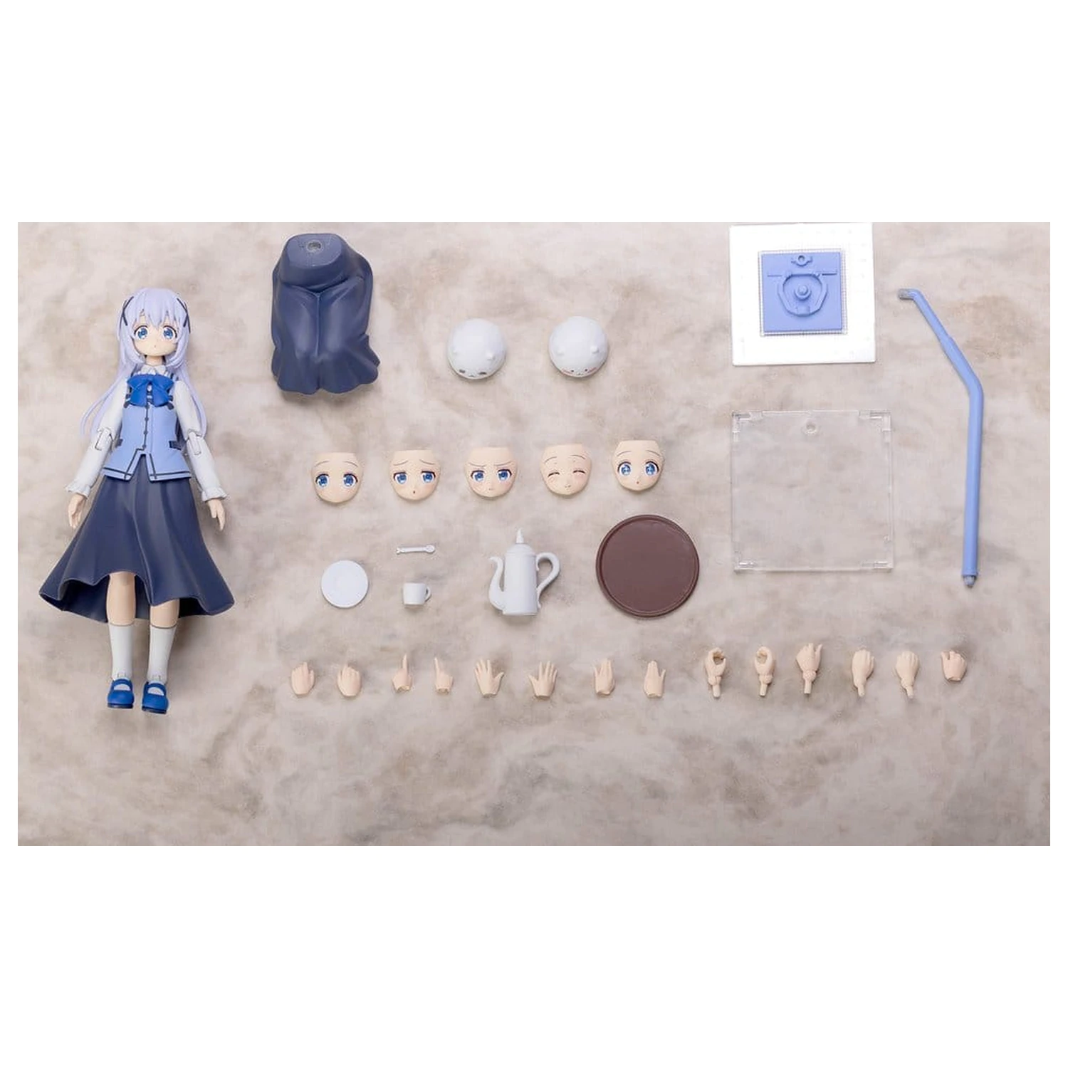 Is the Order a Rabbit? Bloom Plafia Plastic Model Kit Chino 14 cm poza produsului