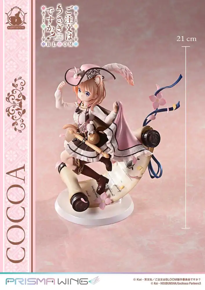 Is the Order a Rabbit? Bloom Prisma Wing PVC Statue 1/7 Cocoa 21 cm Statuie PVC 1/7 Cocoa 21 cm poza produsului