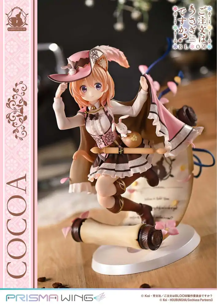 Is the Order a Rabbit? Bloom Prisma Wing PVC Statue 1/7 Cocoa 21 cm Statuie PVC 1/7 Cocoa 21 cm poza produsului