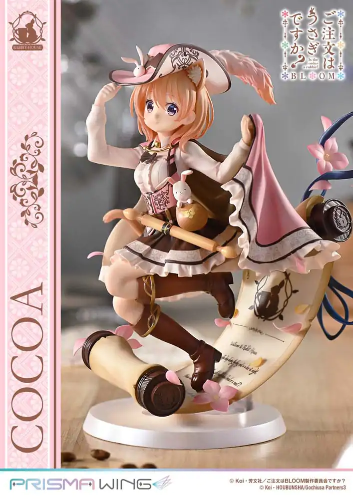 Is the Order a Rabbit? Bloom Prisma Wing PVC Statue 1/7 Cocoa 21 cm Statuie PVC 1/7 Cocoa 21 cm poza produsului