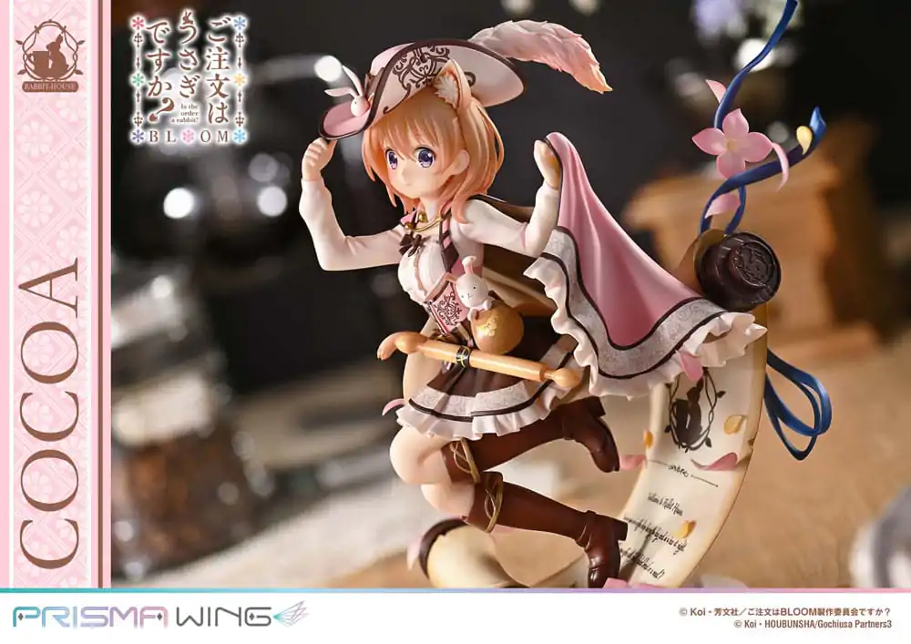 Is the Order a Rabbit? Bloom Prisma Wing PVC Statue 1/7 Cocoa 21 cm Statuie PVC 1/7 Cocoa 21 cm poza produsului