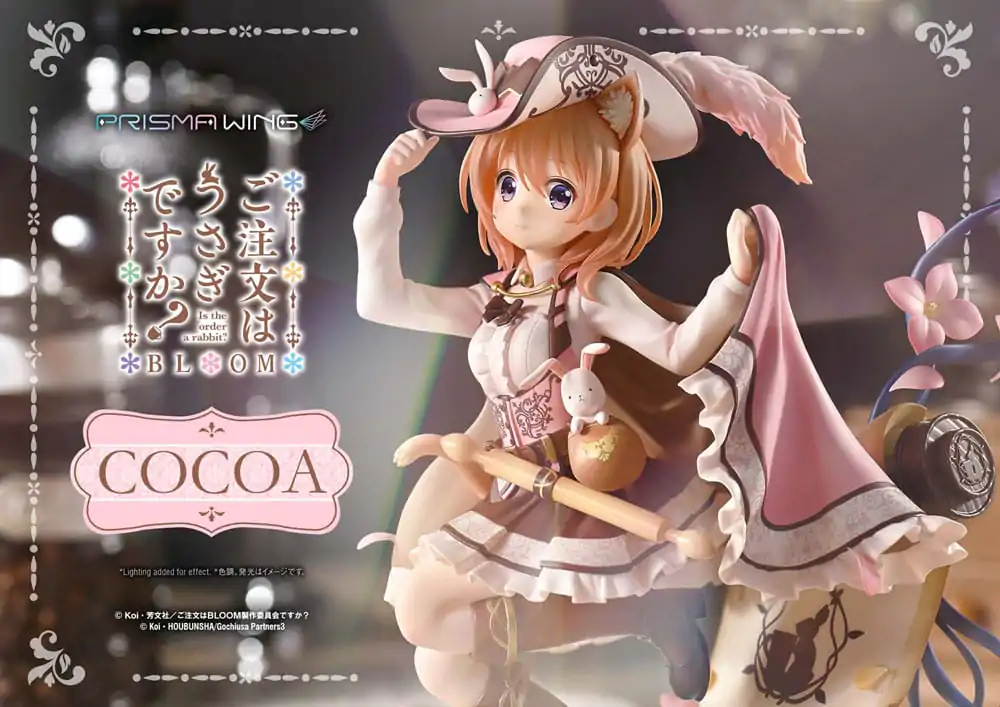 Is the Order a Rabbit? Bloom Prisma Wing PVC Statue 1/7 Cocoa 21 cm Statuie PVC 1/7 Cocoa 21 cm poza produsului