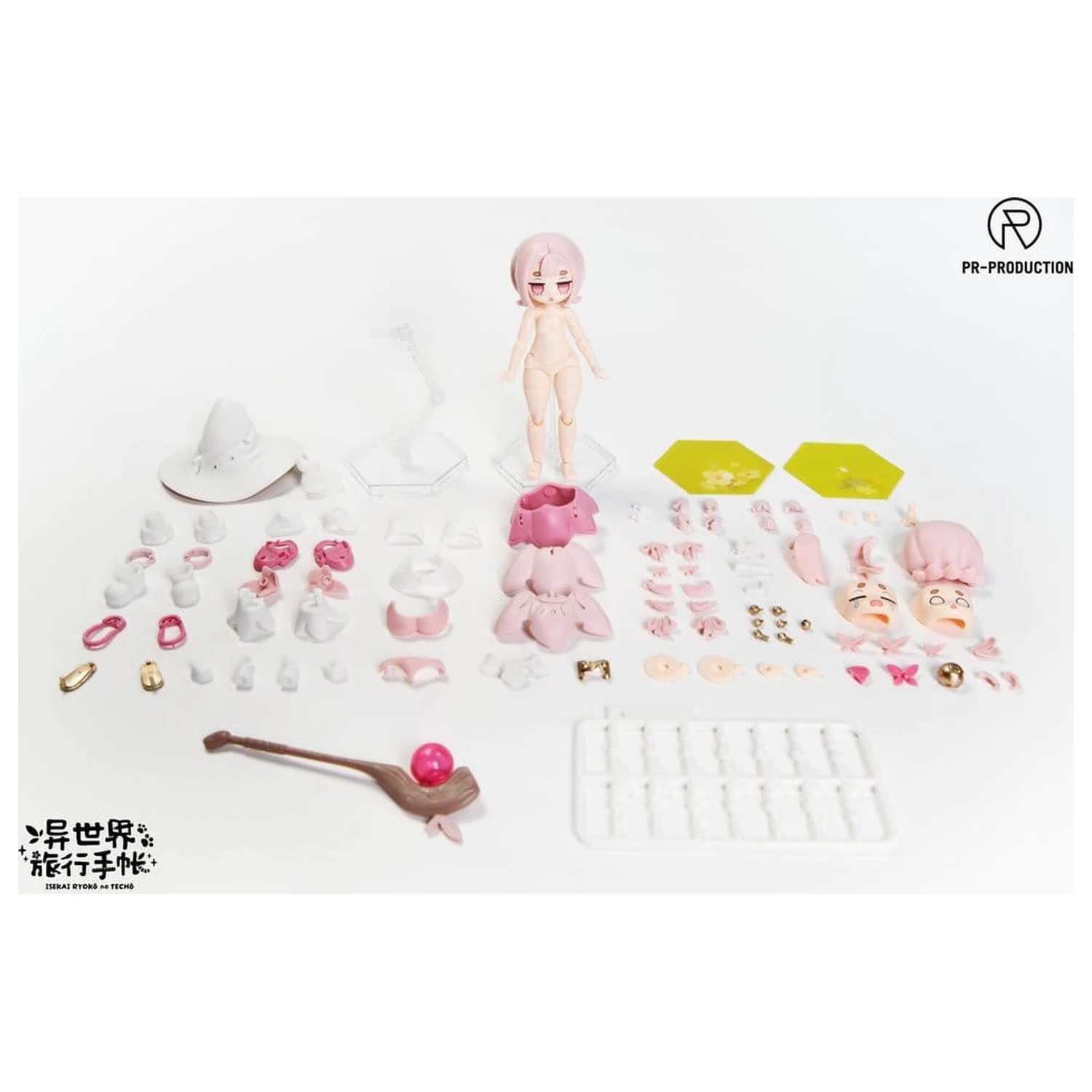 Isekai Travel Diary Kit model din plastic 02B Rookie Wizard Mars Stock Sakura Magic Ver. 13 cm poza produsului