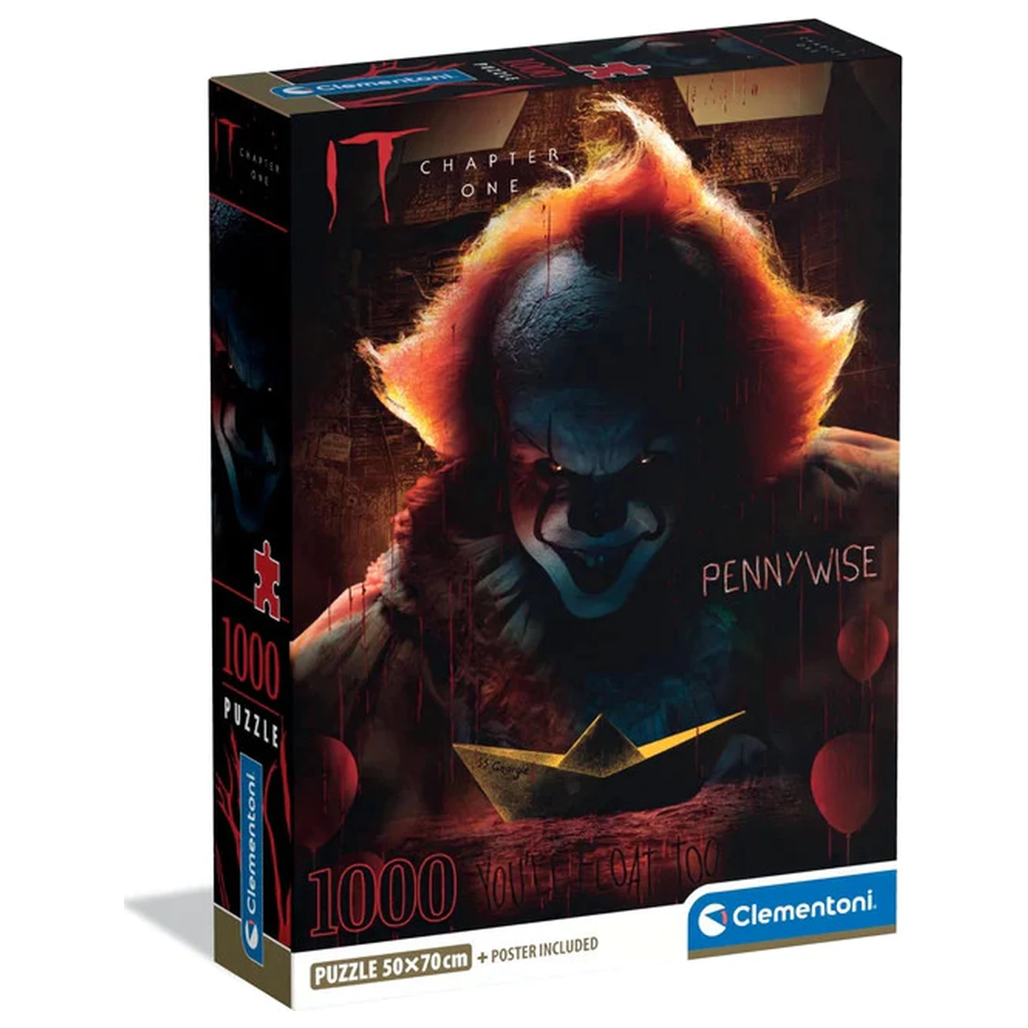 It Pennywise puzzle compact de 1000 de piese poza produsului