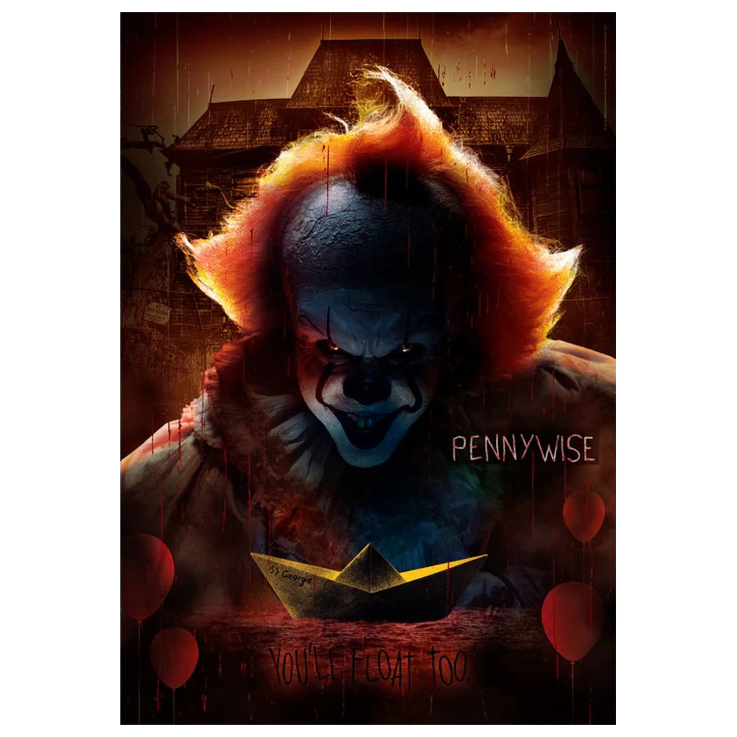 It Pennywise puzzle compact de 1000 de piese poza produsului