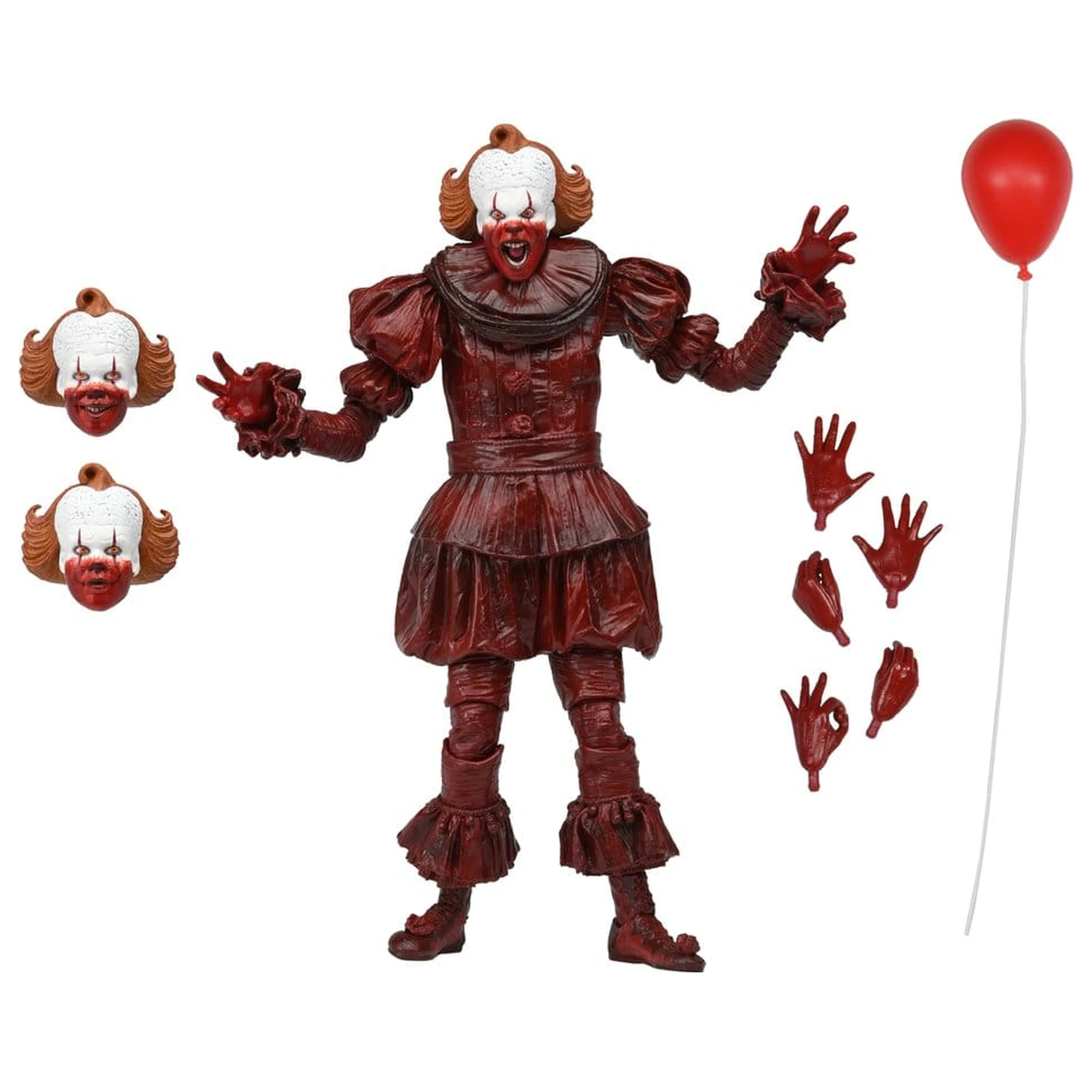 It: Welcome To Derry Action Figure Blood Pennywise 18 cm poza produsului