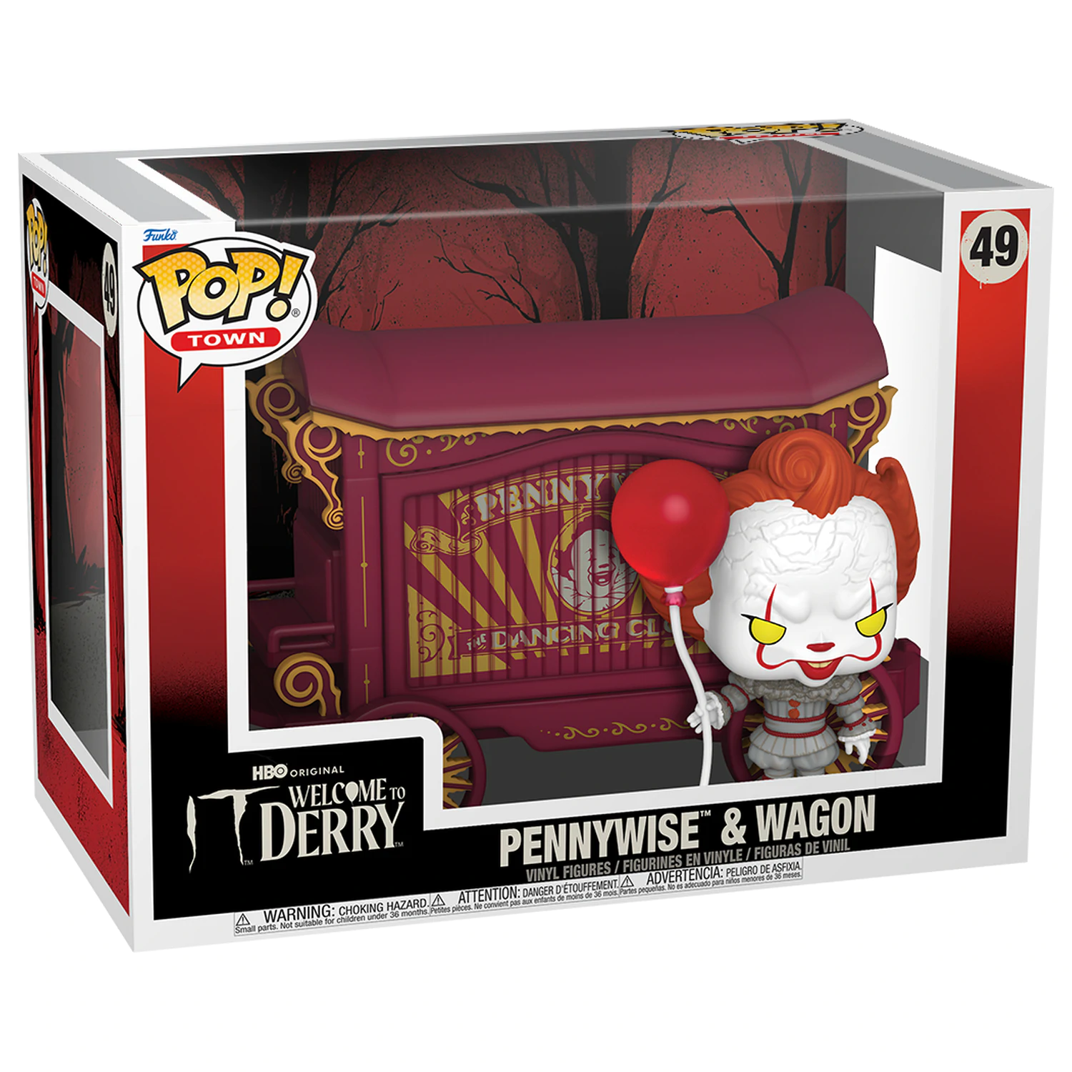 Bun venit în Derry Funko POP! Town Figurina de vinil Pennywise & Wagon 9 cm poza produsului