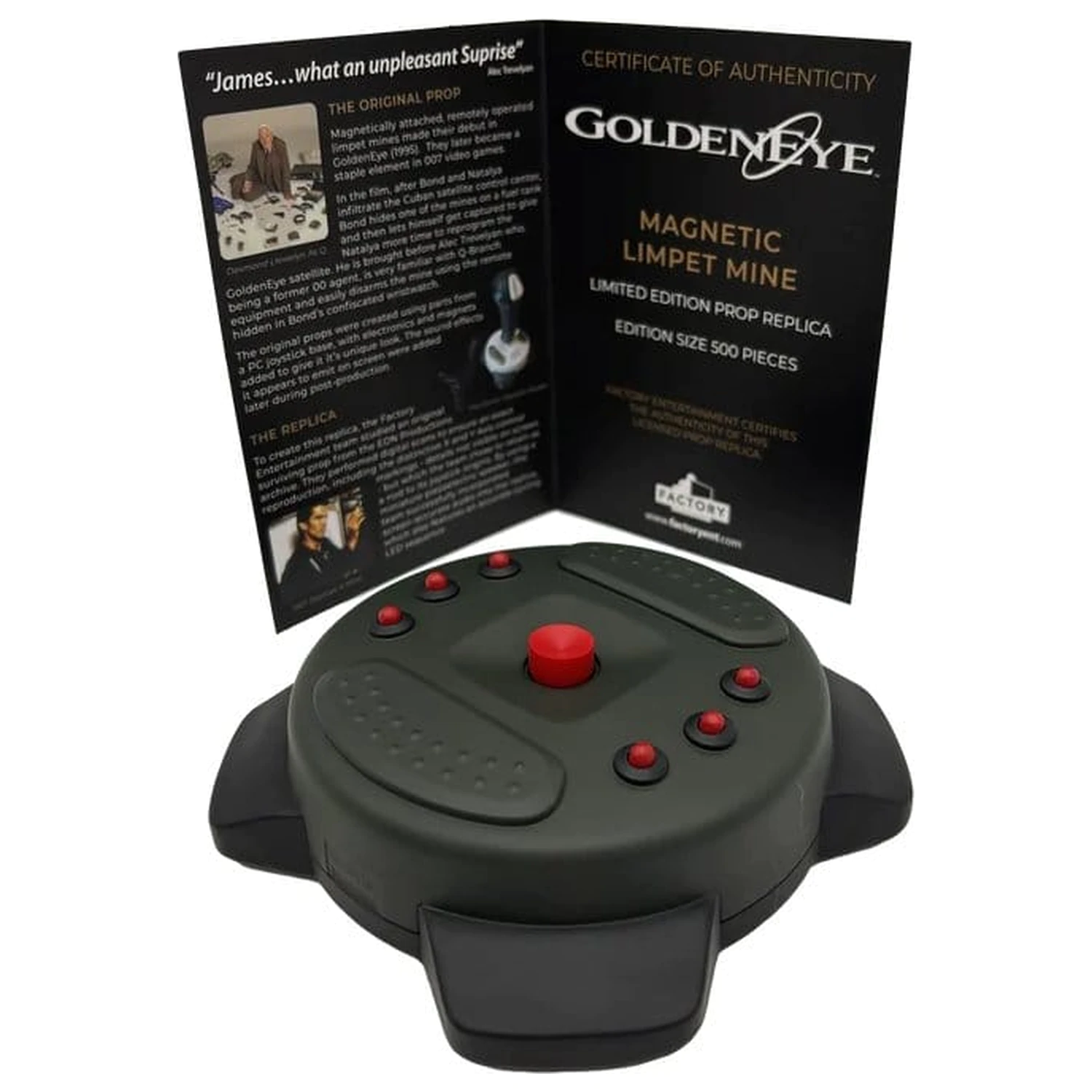 James Bond Prop Replica 1/1 GoldenEye Magnetic Limpet Mine 33 cm Ediție Limitată poza produsului