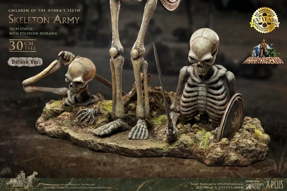 Jason and the Argonauts Gigantic Soft Vinyl Statuie Ray Harryhausens Skeleton Army (Children of the Hydra's Teeth) Deluxe Ver. 32 cm poza produsului