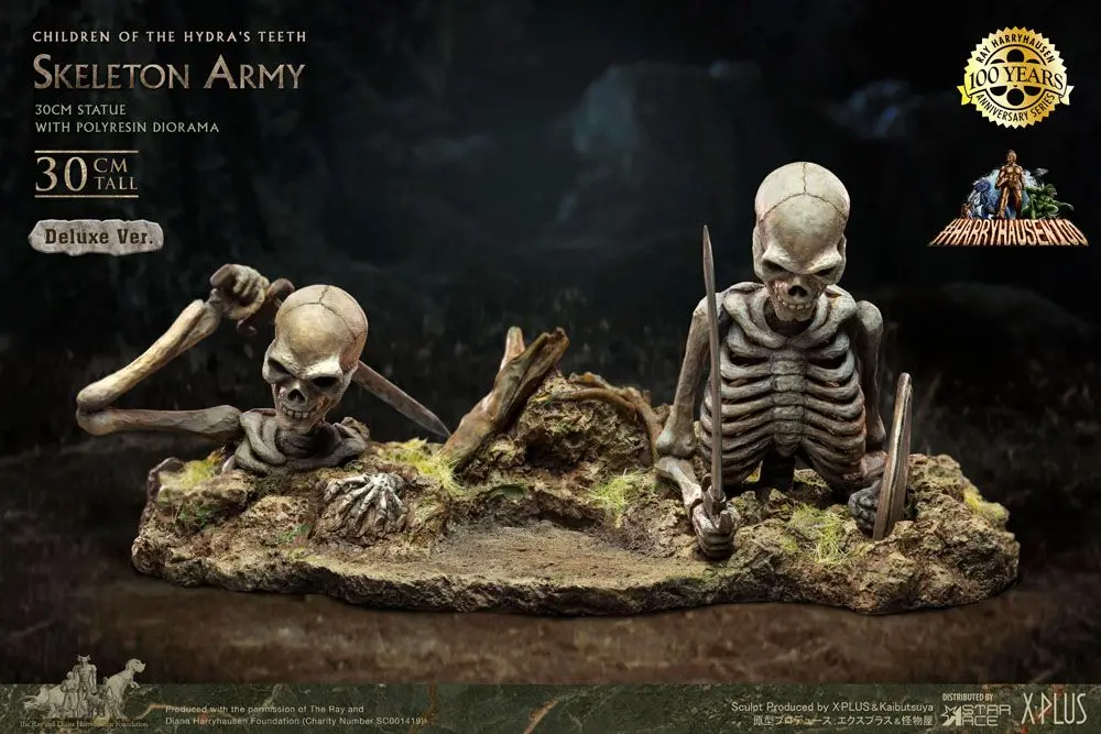 Jason and the Argonauts Gigantic Soft Vinyl Statuie Ray Harryhausens Skeleton Army (Children of the Hydra's Teeth) Deluxe Ver. 32 cm poza produsului