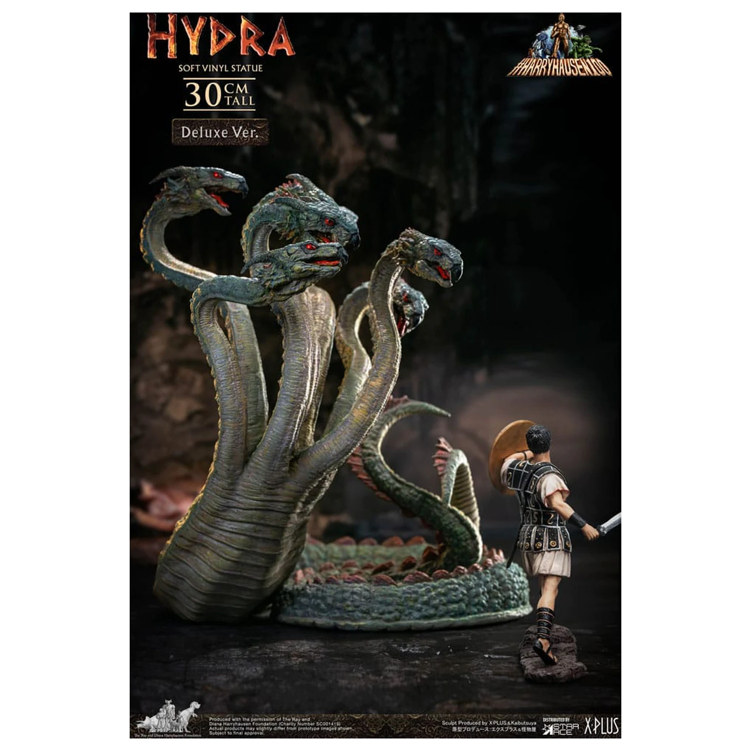Jason and the Argonauts Statuie de vinil moale Hydra Deluxe Version 30 cm poza produsului