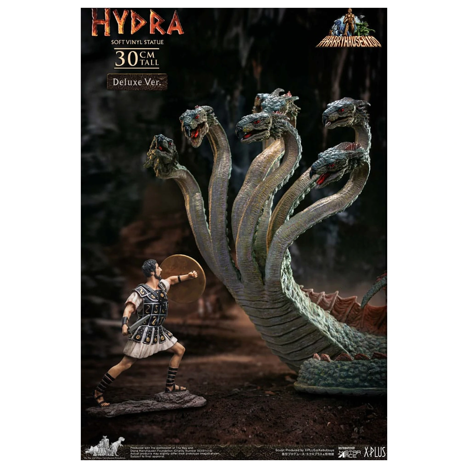 Jason and the Argonauts Statuie de vinil moale Hydra Deluxe Version 30 cm poza produsului