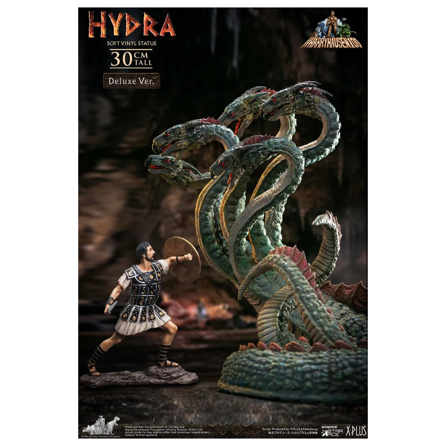 Jason and the Argonauts Statuie de vinil moale Hydra Deluxe Version 30 cm poza produsului