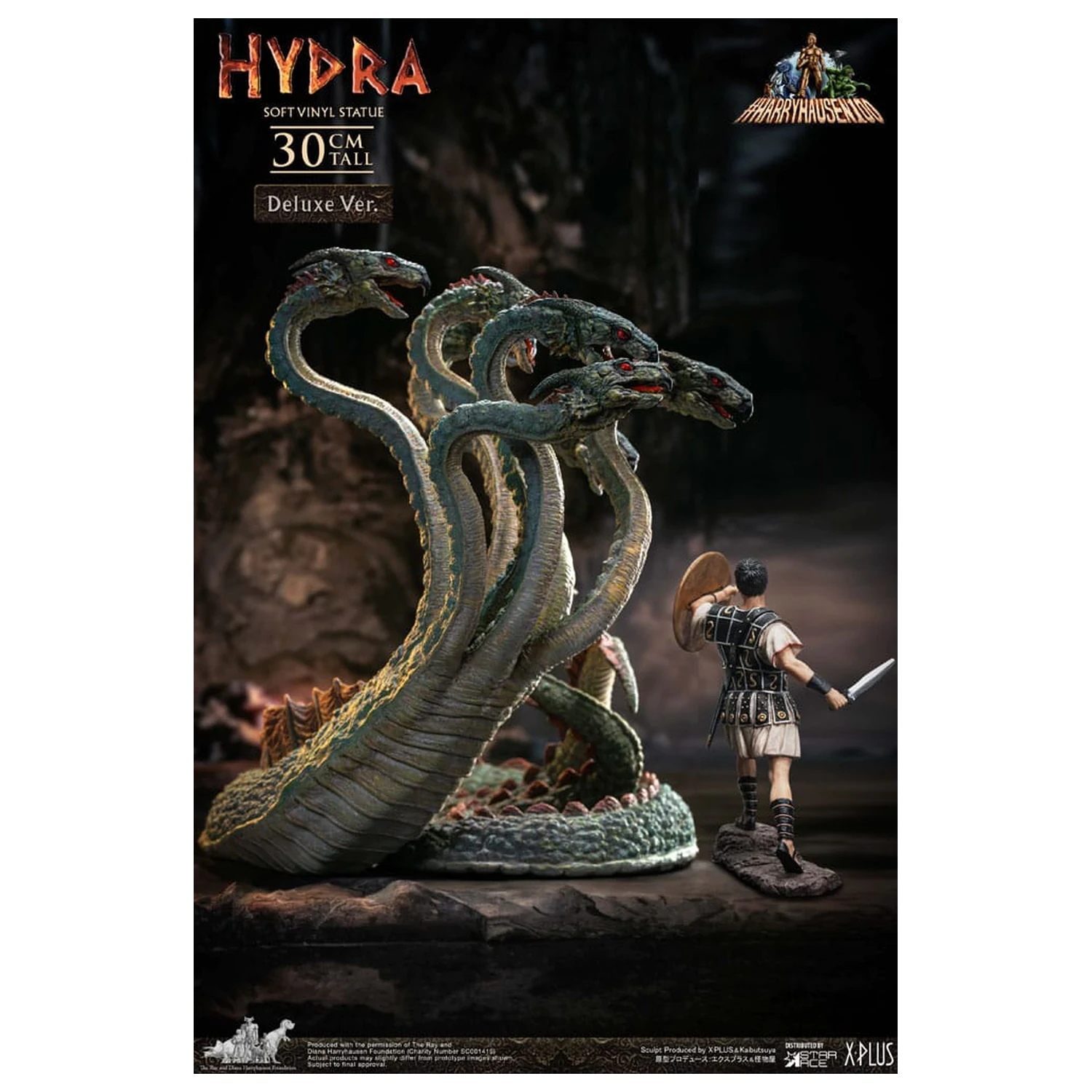 Jason and the Argonauts Statuie de vinil moale Hydra Deluxe Version 30 cm poza produsului