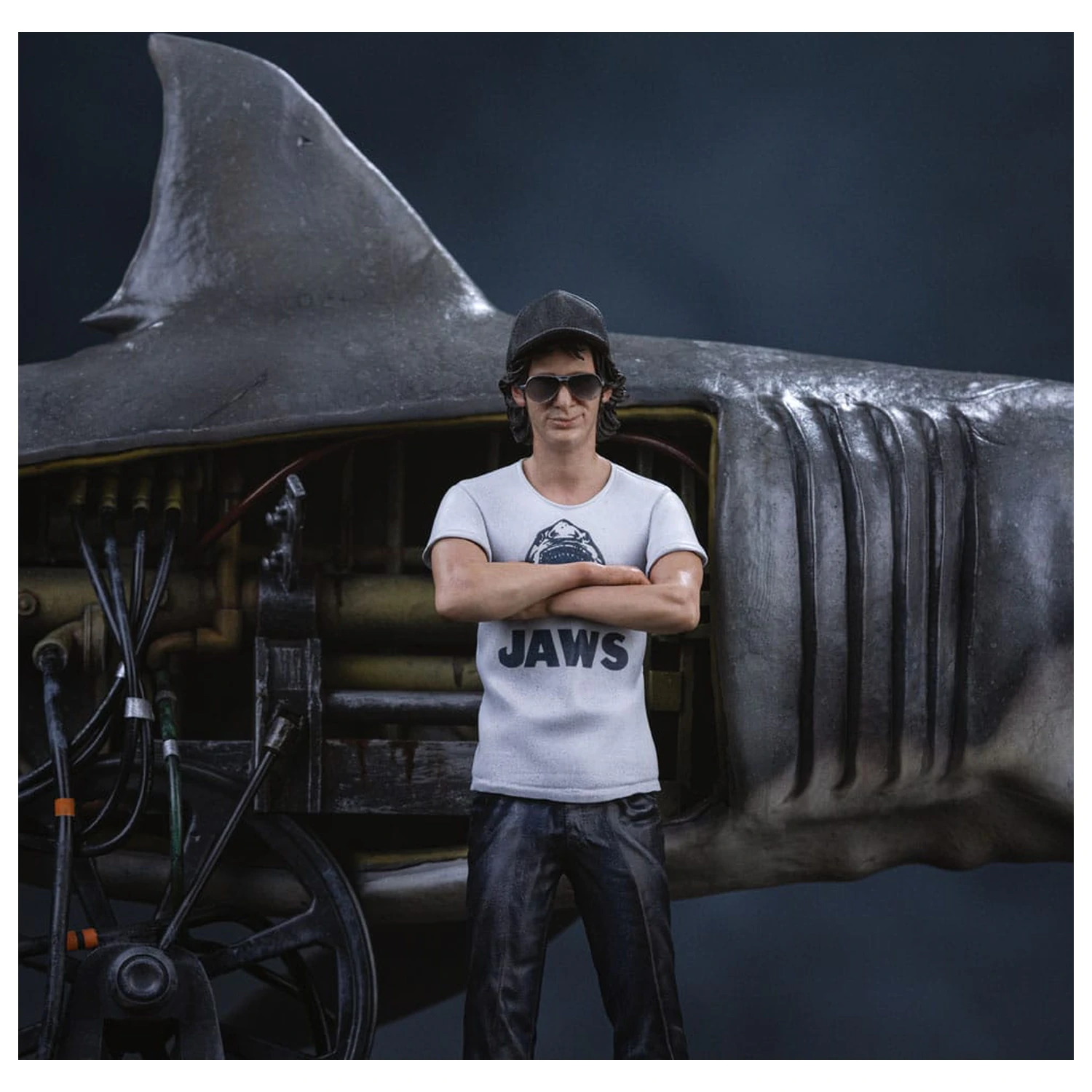 Jaws Deluxe Art Scale Statuie 1/10 Steven Spielberg Jaws 50th anniversary 27 cm poza produsului
