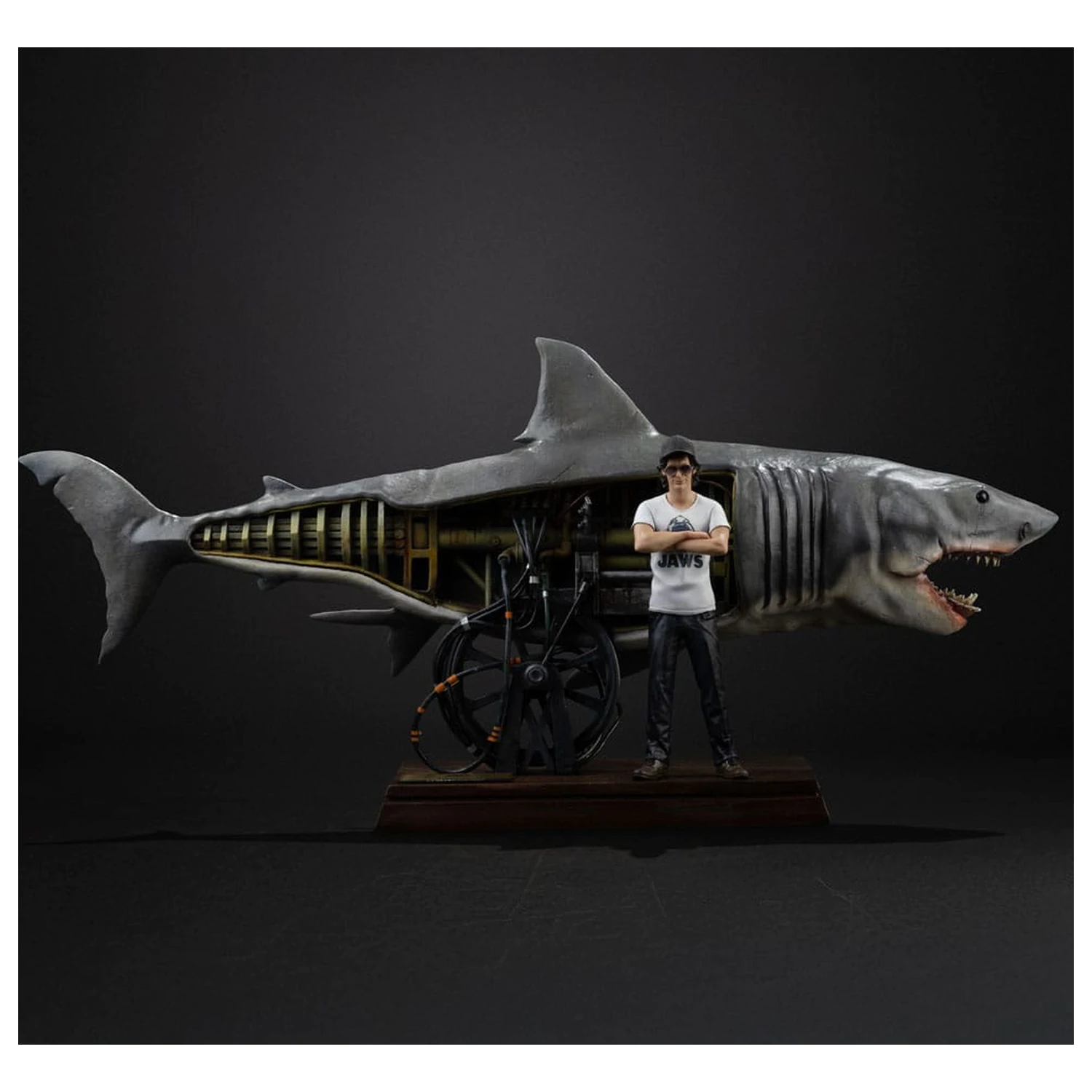 Jaws Deluxe Art Scale Statuie 1/10 Steven Spielberg Jaws 50th anniversary 27 cm poza produsului