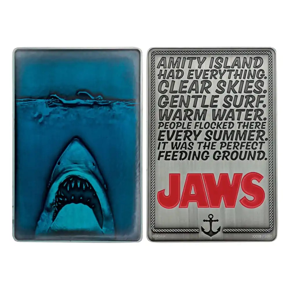 Jaws Ingot 50th Anniversary Poster Limited Edition poza produsului