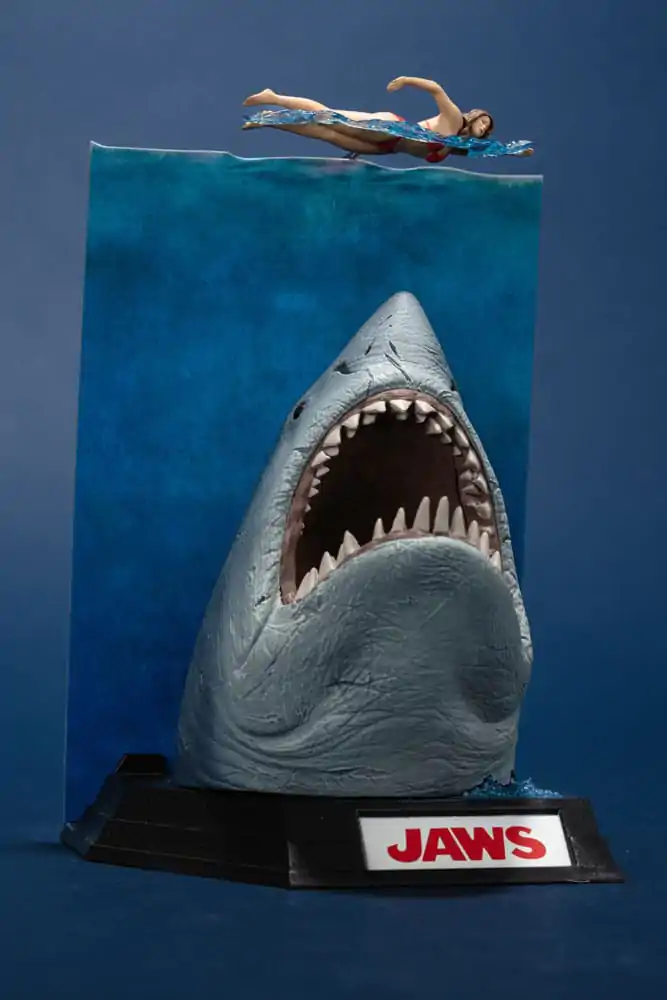 Jaws Movie Maniacs PVC Statuie Jaws (50th Anniversary) 16 cm poza produsului