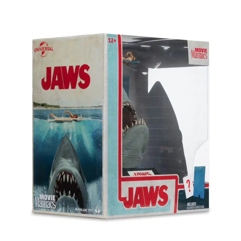 Jaws Movie Maniacs PVC Statuie Jaws (50th Anniversary) 16 cm poza produsului