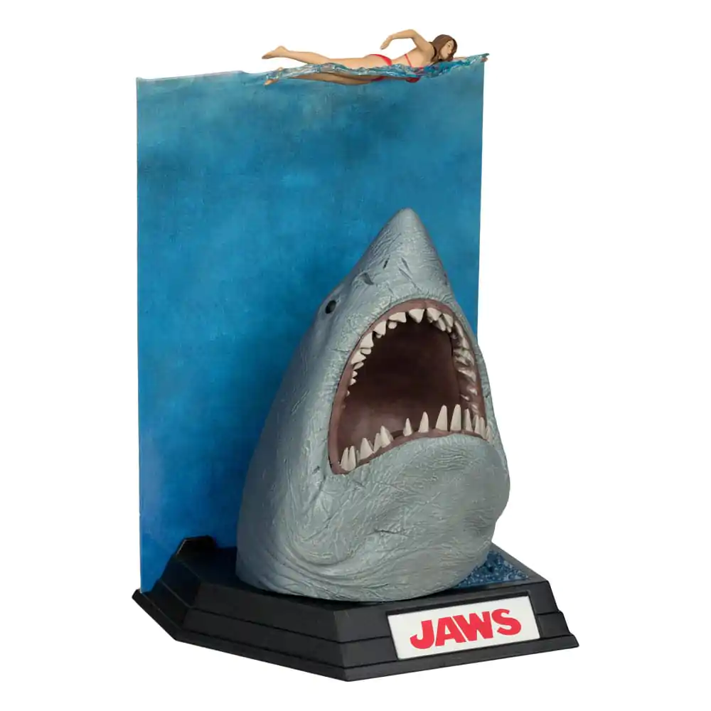 Jaws Movie Maniacs PVC Statuie Jaws (50th Anniversary) 16 cm poza produsului