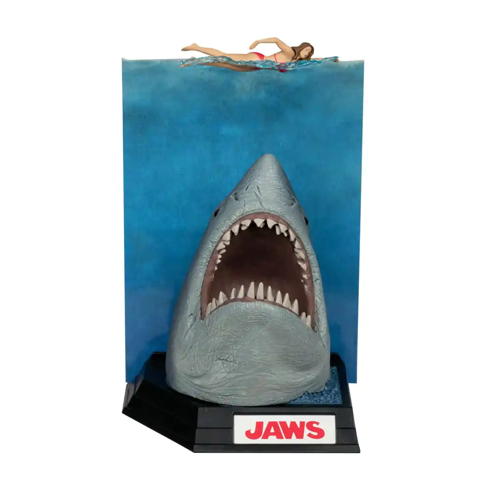 Jaws Movie Maniacs PVC Statuie Jaws (50th Anniversary) 16 cm poza produsului