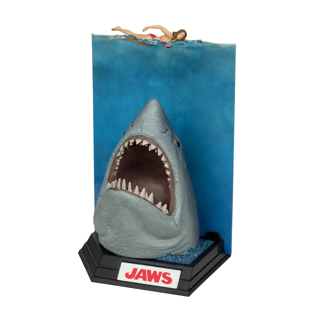 Jaws Movie Maniacs PVC Statuie Jaws (50th Anniversary) 16 cm poza produsului