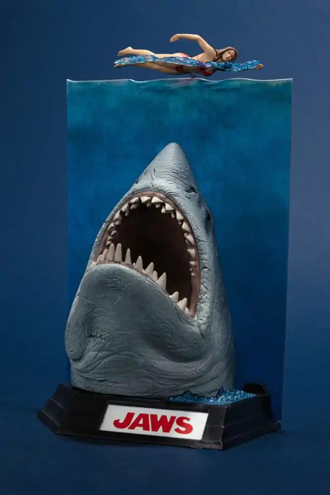 Jaws Movie Maniacs PVC Statuie Jaws (50th Anniversary) 16 cm poza produsului