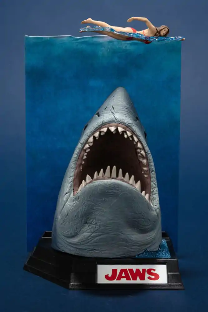 Jaws Movie Maniacs PVC Statuie Jaws (50th Anniversary) 16 cm poza produsului