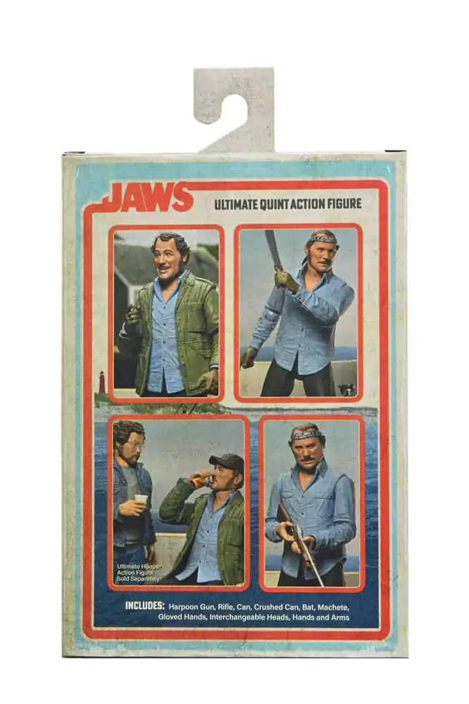 Jaws Action Figure Ultimate Sam Quint 50th Anniversary Figurina 18 cm poza produsului