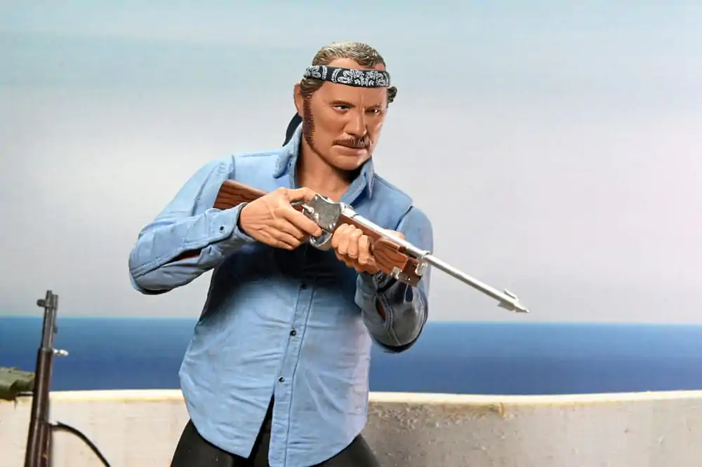 Jaws Action Figure Ultimate Sam Quint 50th Anniversary Figurina 18 cm poza produsului