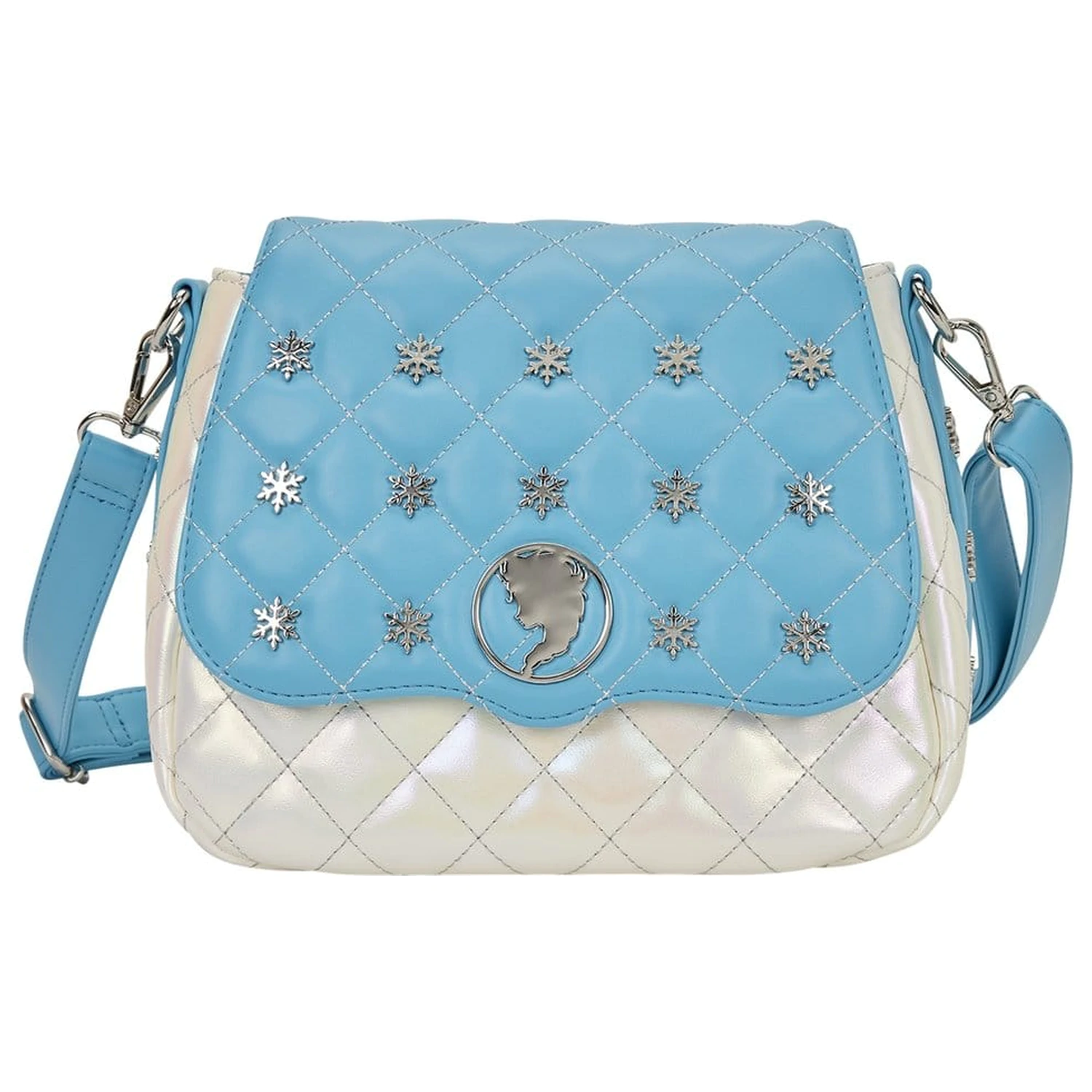 Frozen by Loungefly Crossbody Bag Elsa Pearlescent poza produsului