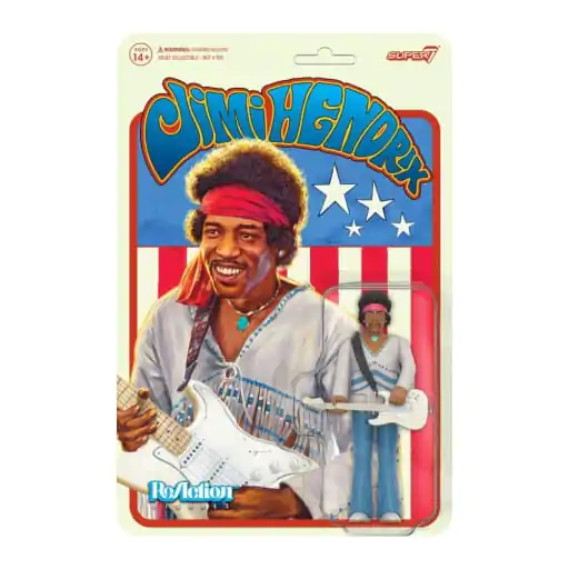 Figurină de acțiune ReAction Jimi Hendrix (Festival) 10 cm poza produsului