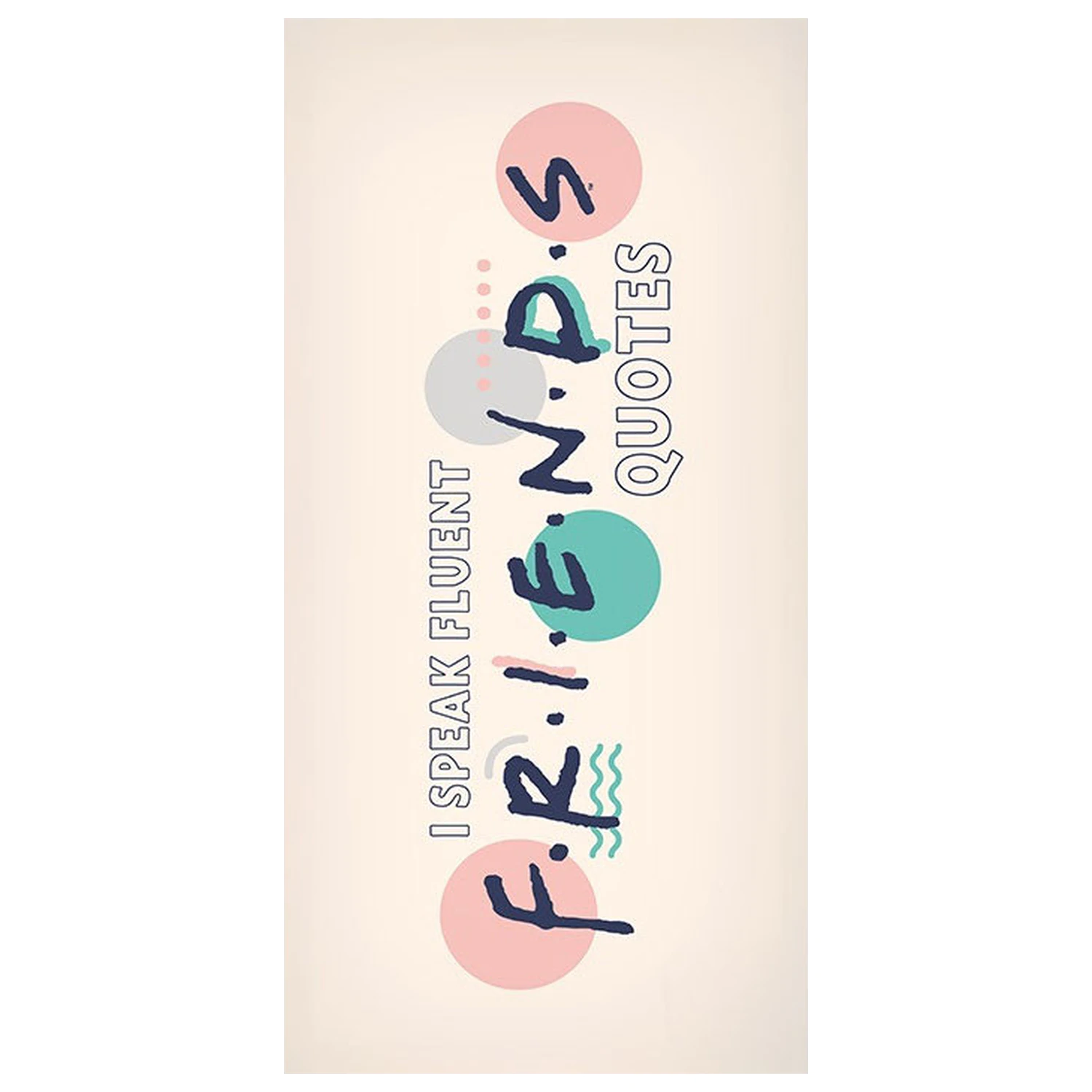 Prosop Friends Quotes poza produsului