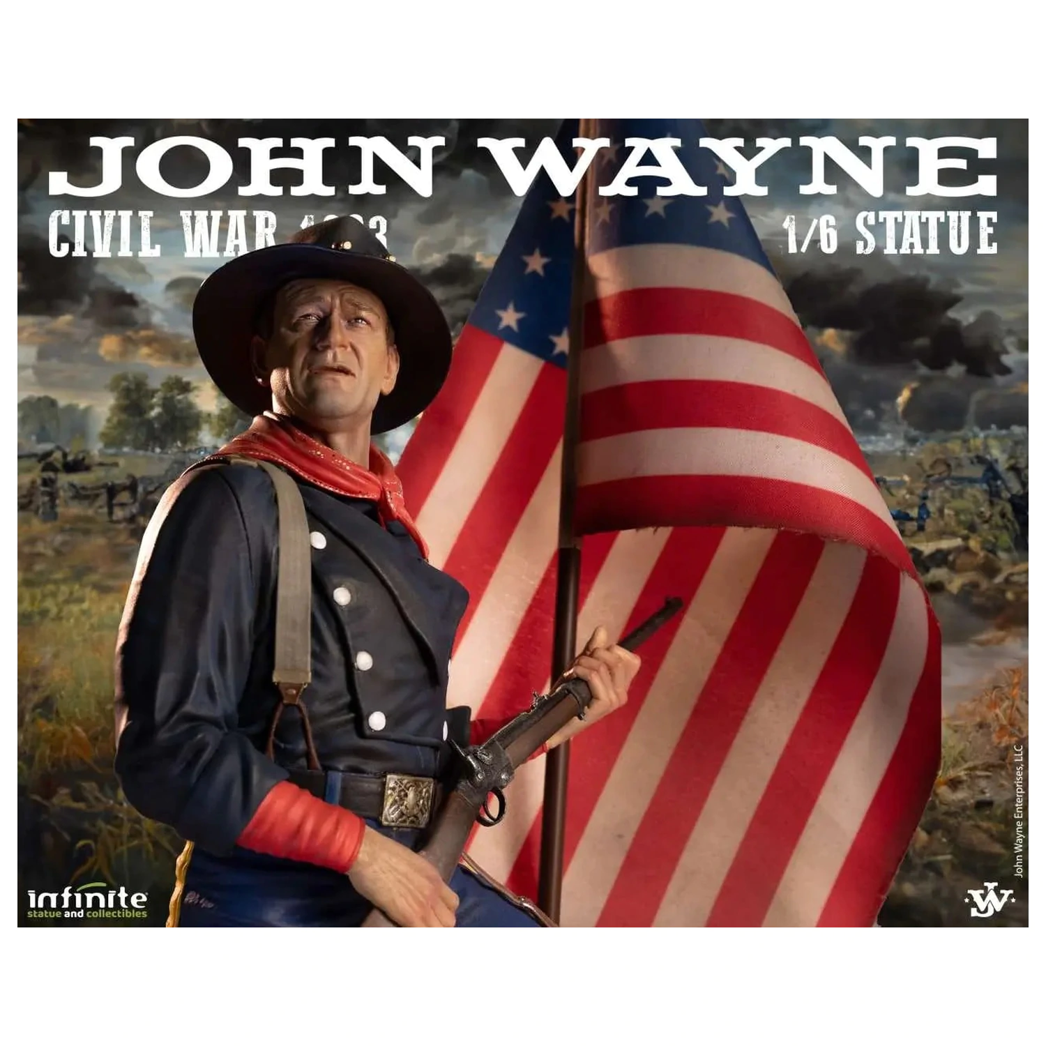 John Wayne Civil War 1863 Statuie 1/6 48cm poza produsului