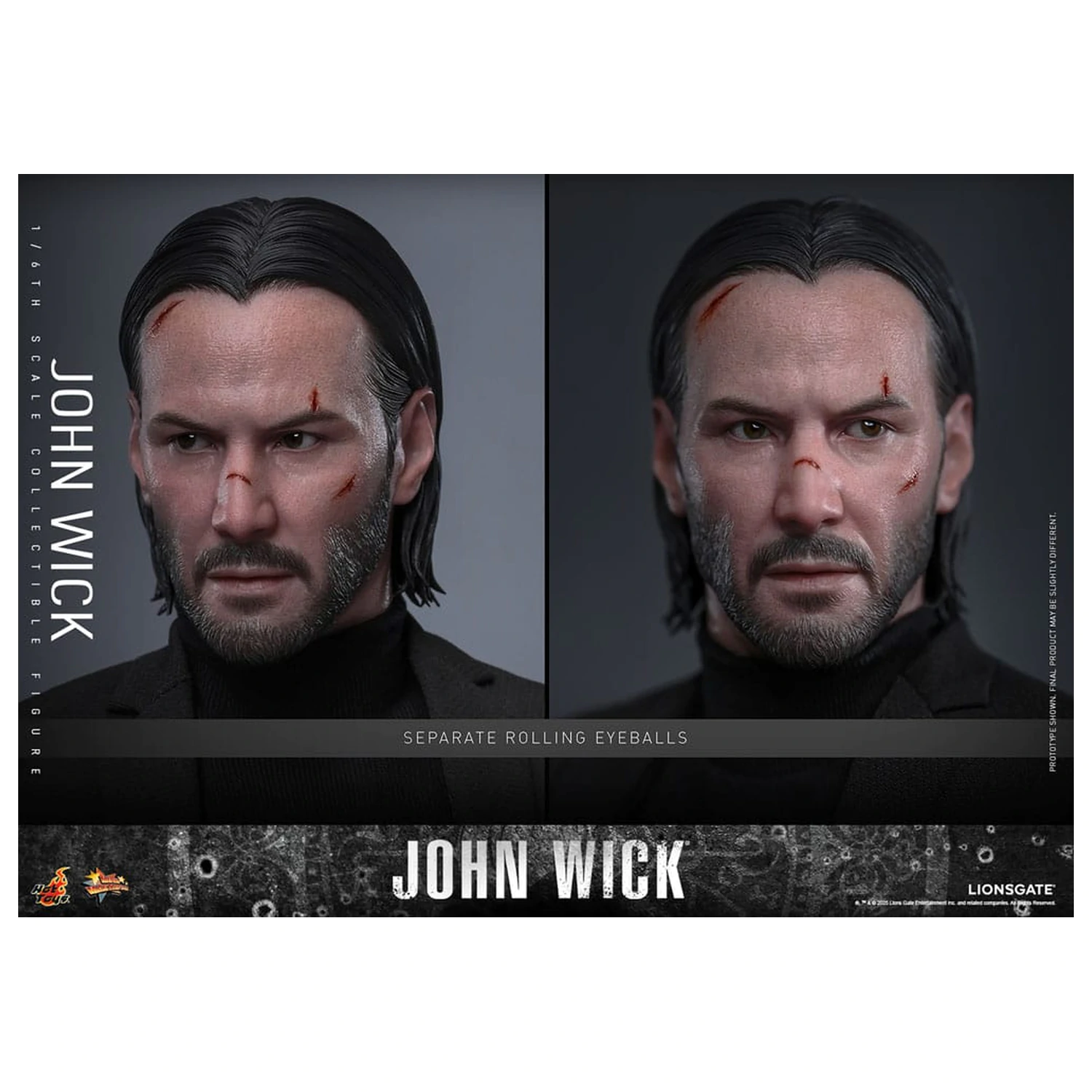 John Wick Movie Masterpiece Figurina de actiune 1/6 John Wick 31 cm poza produsului