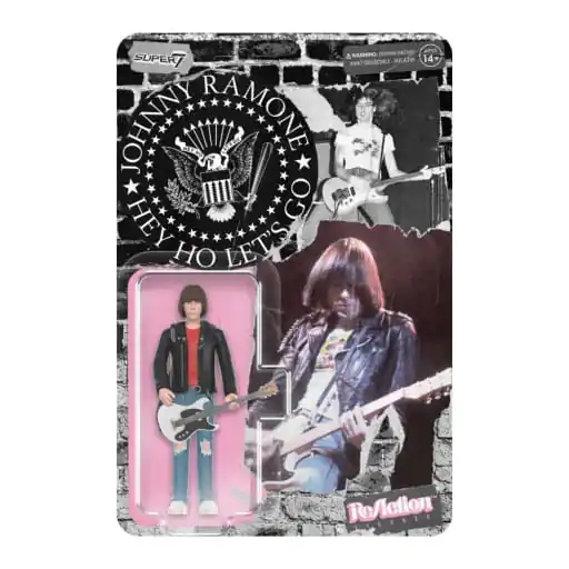 Figurină de acțiune ReAction Johnny Ramone Seria 01 Johnny Ramone 10 cm poza produsului