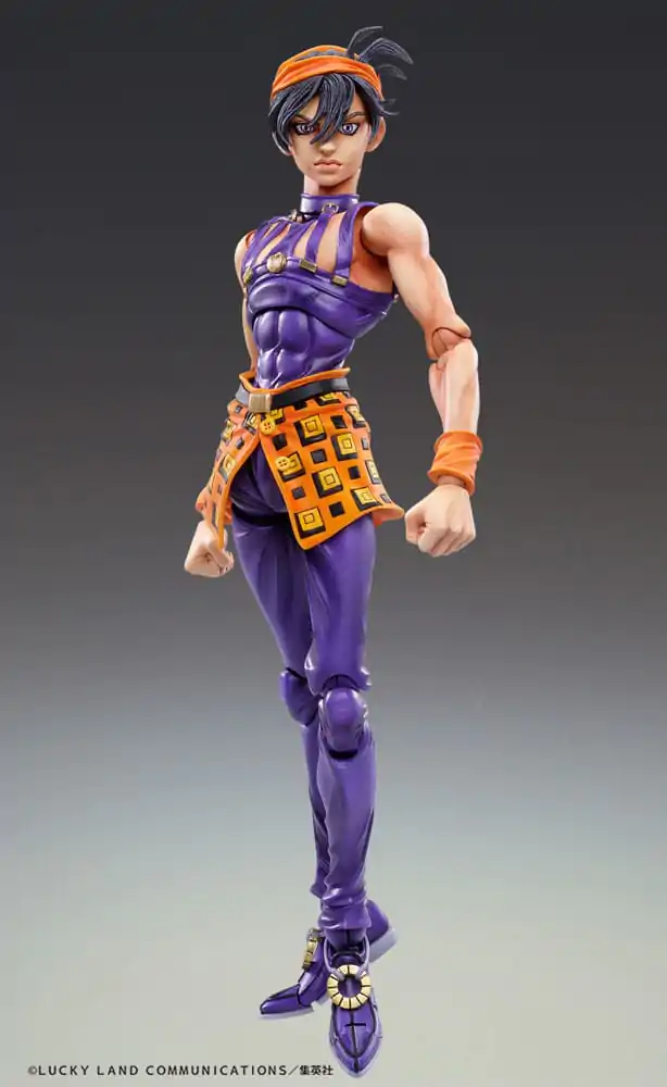 JoJo's Bizarre Adventure Part 5: Golden Wind Action Figure Chozokado Narancia Ghirga & As 15 cm poza produsului
