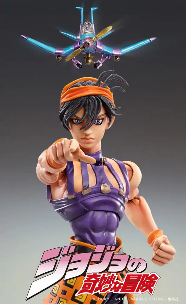 JoJo's Bizarre Adventure Part 5: Golden Wind Action Figure Chozokado Narancia Ghirga & As 15 cm poza produsului