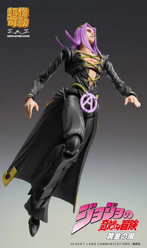 JoJo's Bizarre Adventure Part 5 Super Action Figurină de acțiune Chozokado Leone Abbacchio Black Ver. 16 cm poza produsului