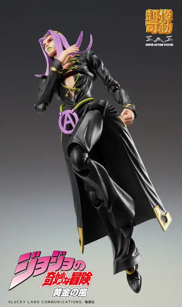 JoJo's Bizarre Adventure Part 5 Super Action Figurină de acțiune Chozokado Leone Abbacchio Black Ver. 16 cm poza produsului