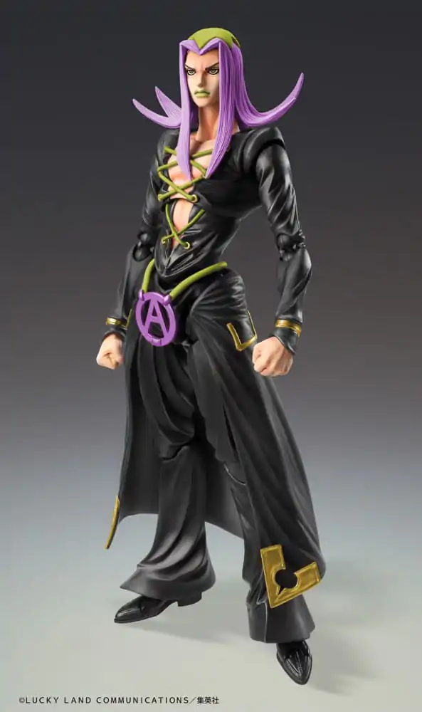 JoJo's Bizarre Adventure Part 5 Super Action Figurină de acțiune Chozokado Leone Abbacchio Black Ver. 16 cm poza produsului