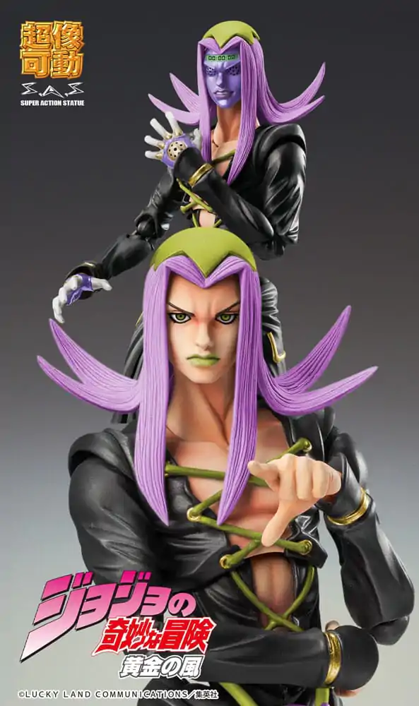 JoJo's Bizarre Adventure Part 5 Super Action Figurină de acțiune Chozokado Leone Abbacchio Black Ver. 16 cm poza produsului