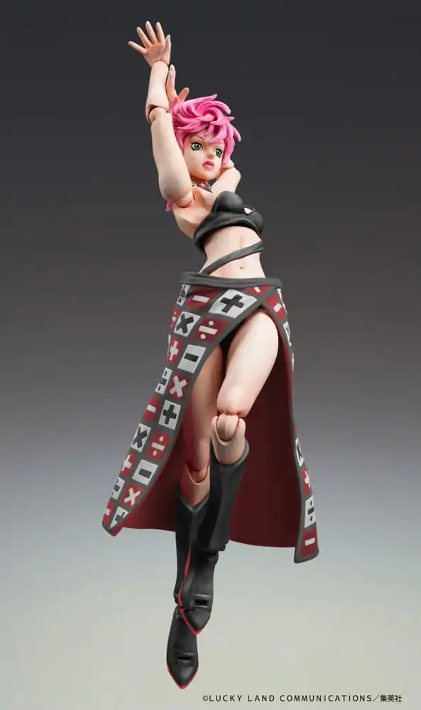 JoJo's Bizarre Adventure Part 5 Super Action figurină de acțiune Chozokado Trish Una Black Ver. 15 cm poza produsului