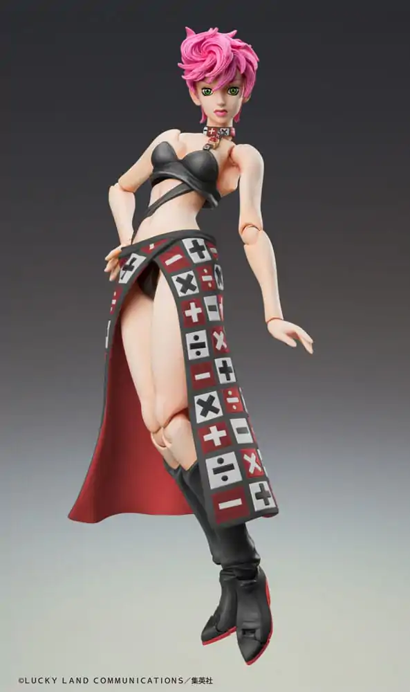 JoJo's Bizarre Adventure Part 5 Super Action figurină de acțiune Chozokado Trish Una Black Ver. 15 cm poza produsului