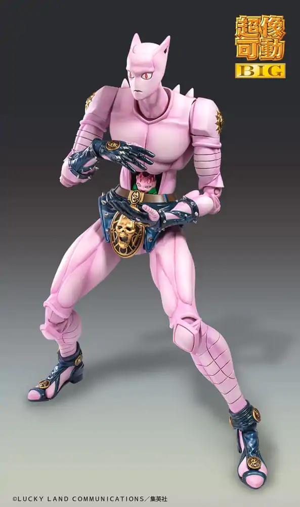 JoJo's Bizarre Adventure Part4 Super Action figurină articulată Chozokado Big Killer Queen 22 cm poza produsului