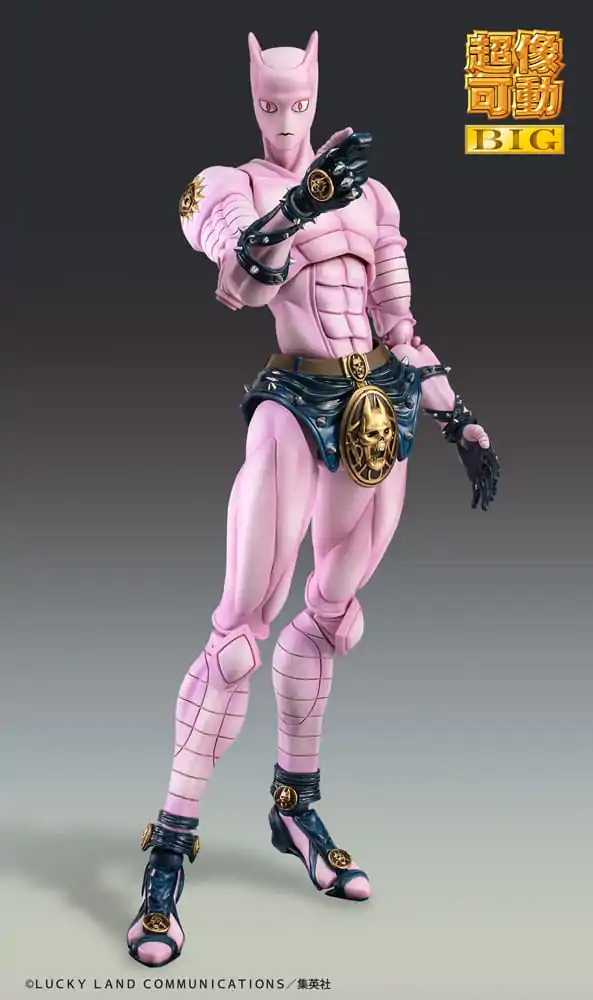 JoJo's Bizarre Adventure Part4 Super Action figurină articulată Chozokado Big Killer Queen 22 cm poza produsului